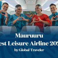 【エア タヒチ ヌイ】ベスト・レジャー・エアラインに選出 「Global Traveler」誌で6度目の受賞