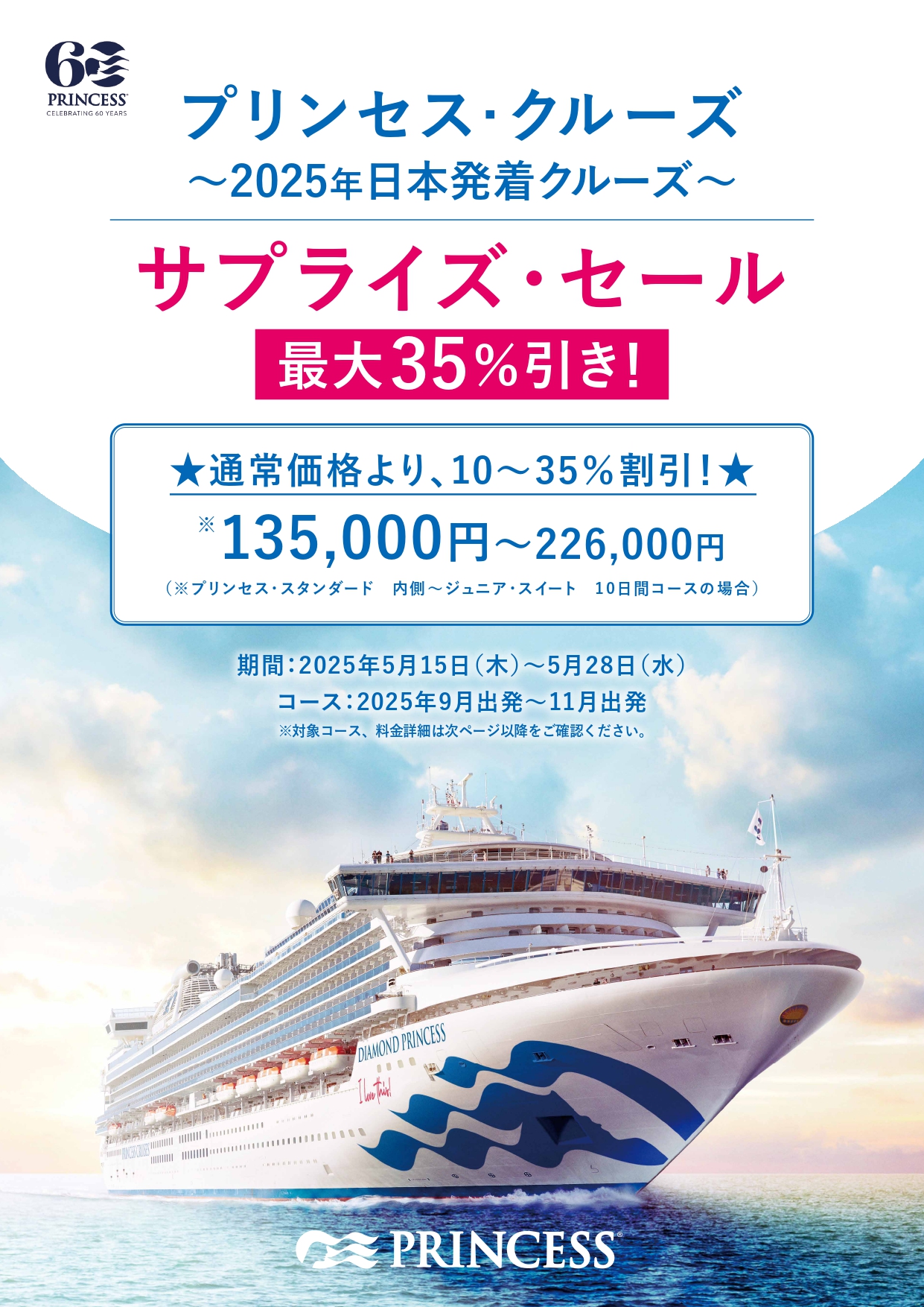 プリンセスお得な条件付き割引料金