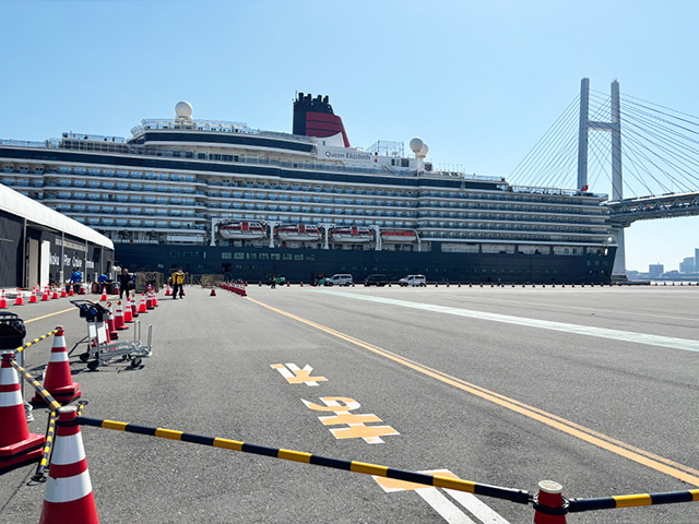 【スタッフ乗船レポート】クイーン・エリザベス 2025年4月16日 横浜～釜山 5泊6日