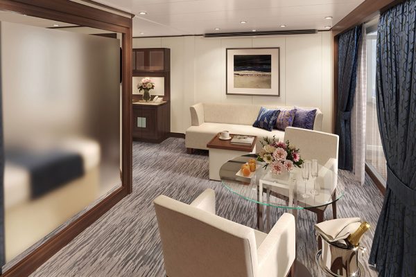 落ち着いた雰囲気でくつろぐ洋上の我が家