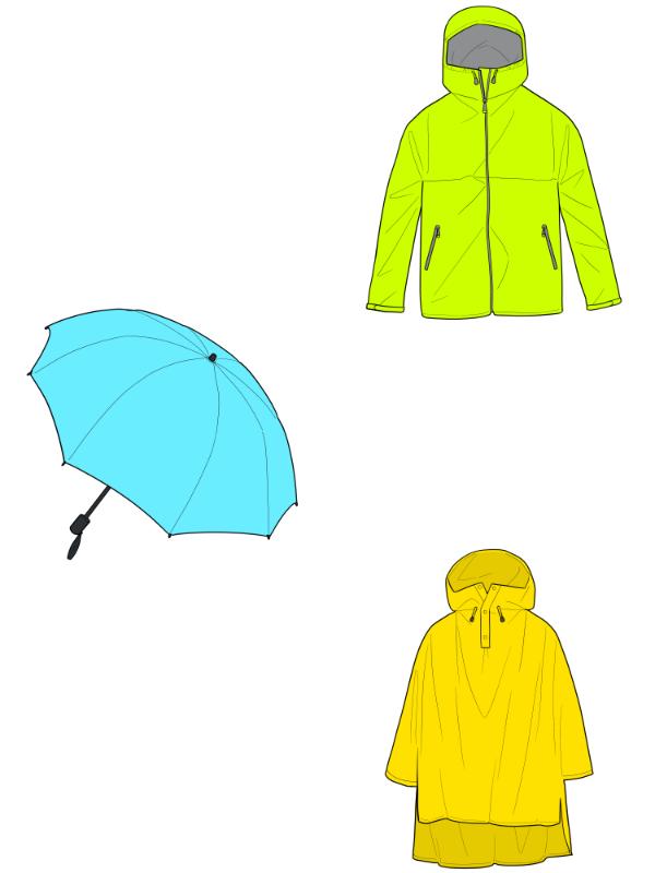 登山・トレッキング用レインウェア・雨具の特徴