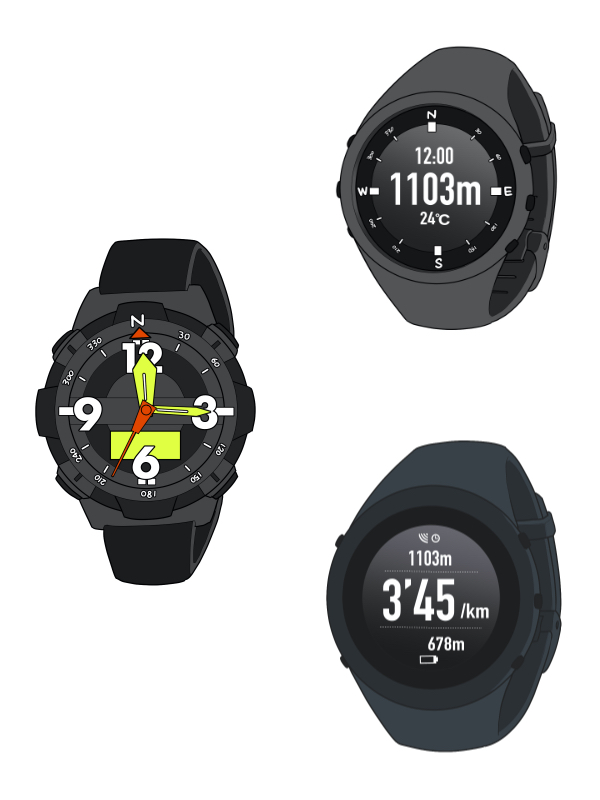 登山・トレッキング用腕時計の特徴